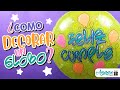 COMO DECORAR UN GLOBO | DECORACION PARA CUMPLEAÑOS | DECORA UN GLOBO FACIL | Amoroso Regalos