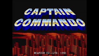 Captain Commando (Arcade) - Intro & Opening Cinematic - 1991 Capcom Classic