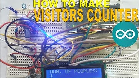 VISITORS COUNTER USING ARDUINO AND IR SENSOR