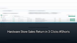 Hardware Store Sales Return in 3 Clicks #Shorts
