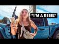 The Moment A Delusional "Rebel" Realized She's Nothing
