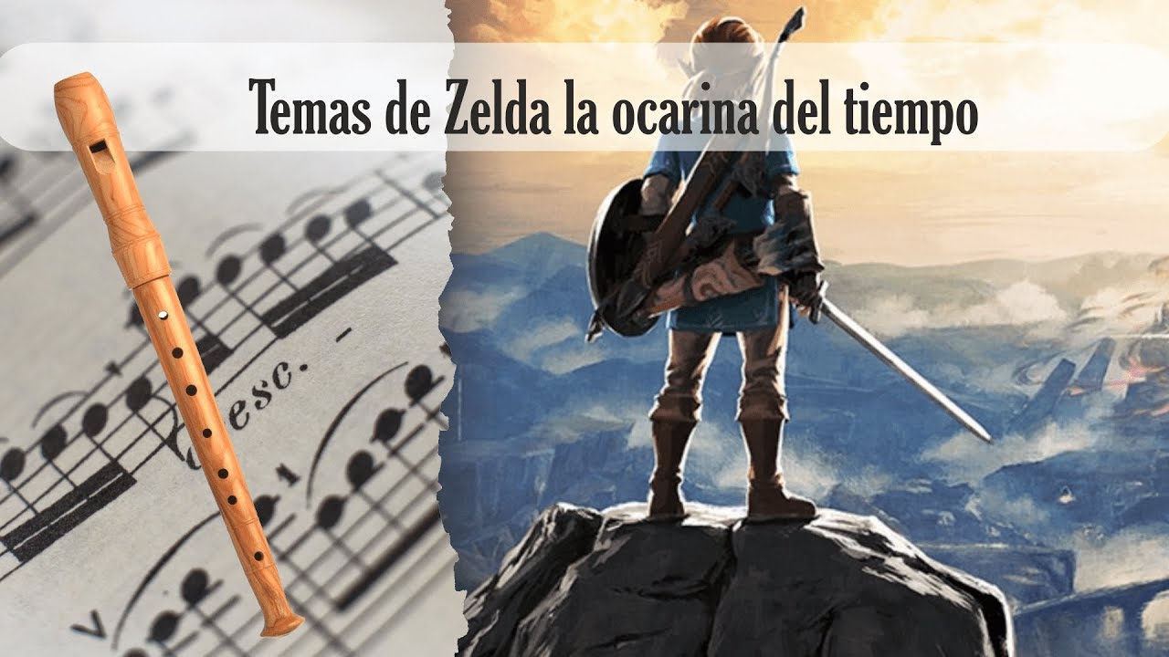 Partitura temas de Zelda la ocarina del tiempo Flauta Dulce YouTube