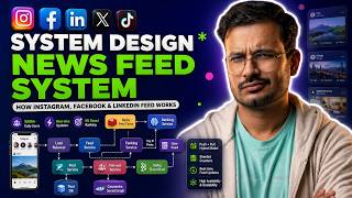 Instagram News Feed System Design Explained | Facebook, Instagram & LinkedIn Feed Architecture
