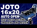 Should I Get A 15x15 Or A 16x20 Heat Press Machine? (Unboxing The 16x20 Joto Heat Press From HTW)