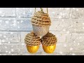 Новогоднее🎄✨ украшение жёлуди своими руками.Мастер-класс.DIY.