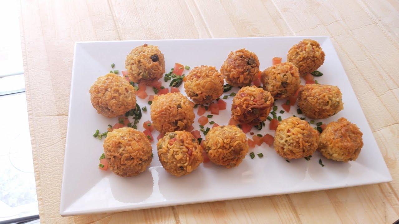 Maggi Balls | Best Instant Noodles Pakoda nuggets recipe