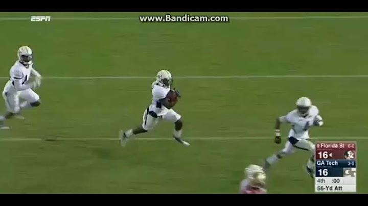 College Football: Florida State vs Georgia Tech Game Winning Blocked FG Returned for Touchdown