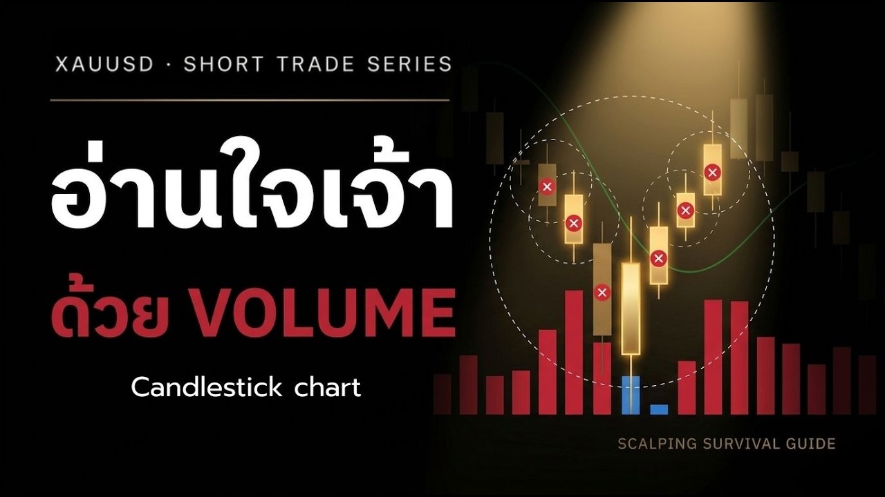 รอยเท้าเจ้ามืออยู่ที่ VOLUME! วิธีหาเข้าคมๆ l KC Forex Trading #xauusd #เทรดทอง
