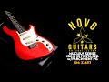 Novo Nucleus Idris S3 | Fiesta Red - Parchment Pickguard | SN: 23697