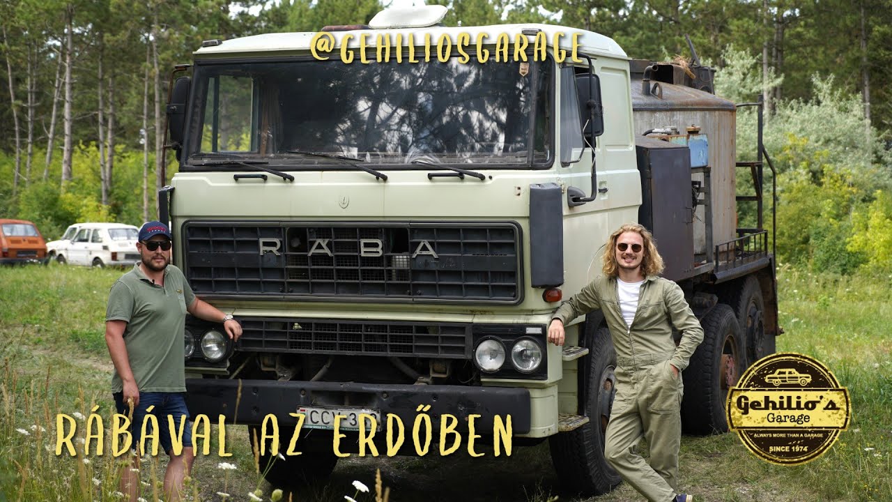 Aszfaltozzunk az erdőben? RÁBA S22 teszt terepen. (a ZIL-130 V8 élmény ezúttal sem maradt el)