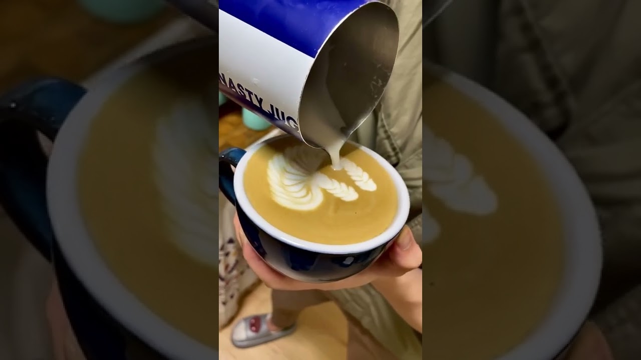 Betta fish | Latte Art Pattern 🎨 