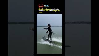 The Hydrofoil Tech Allowing Surfboards to "Fly" Silently