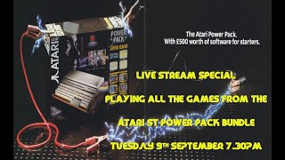 Atari ST Powerpack Bundle All Games - Live Stream