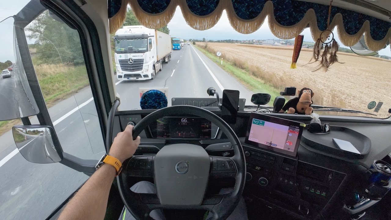 Průjezd Přerovem a vykládka u nás na firmě