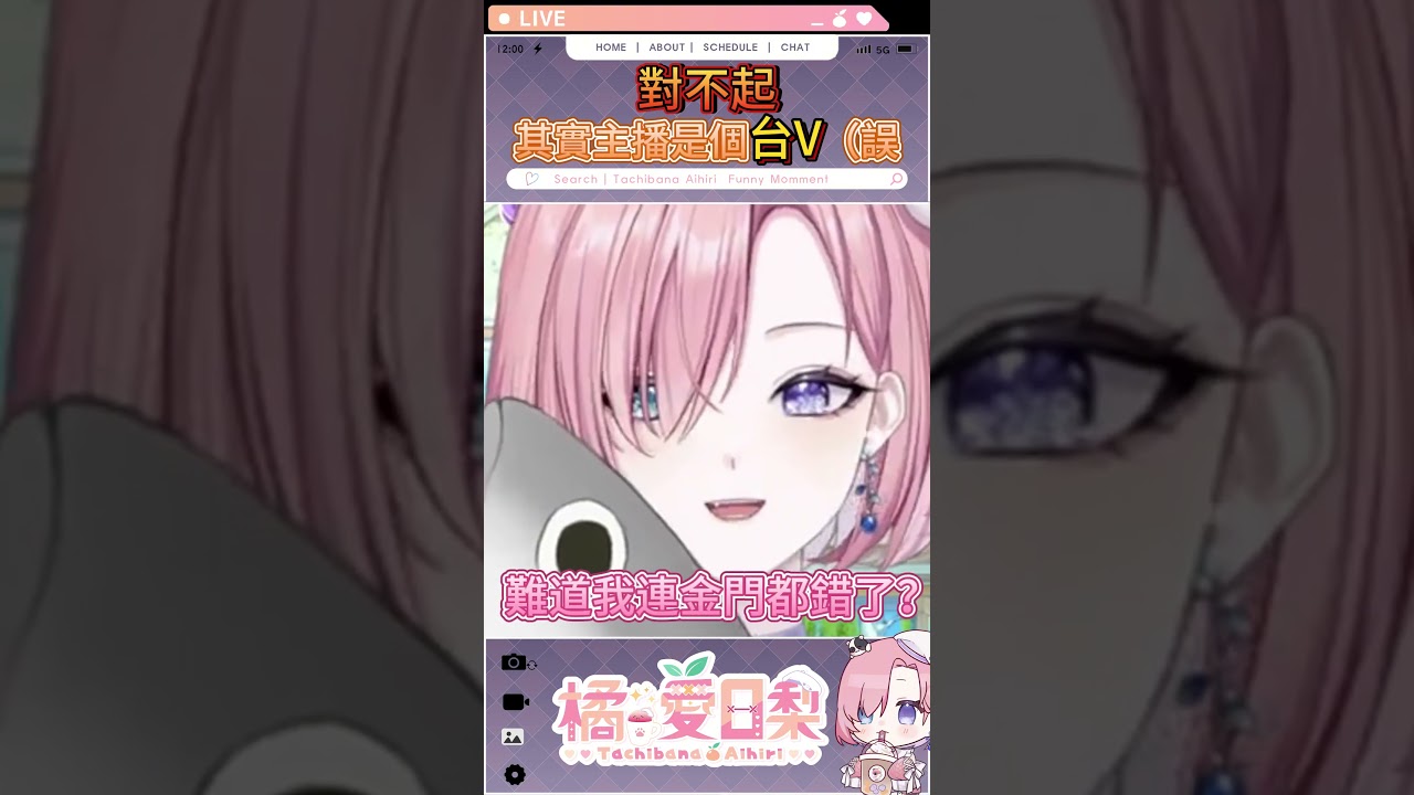 對不起主播其實是台V（誤「橘 爱日梨Tachibana Aihiri」#新人vtuber #vtuber #橘愛日梨 #SliceToranges #vtuber中文 #台V #馬v #shorts | MYViki