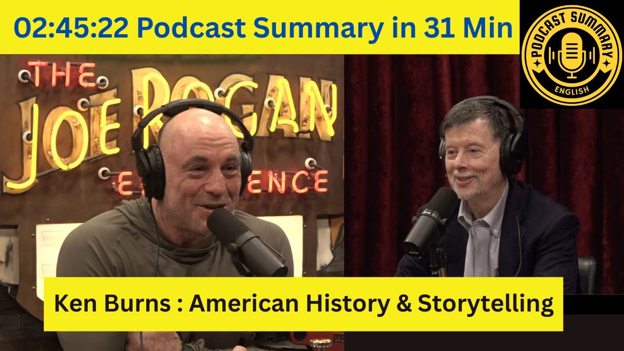 Краткий обзор подкаста JRE: Кен Бернс об американской истории и рассказывании историй @joerogan