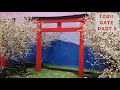 Making A Torii Gate | Photo Backdrop For Cosplay | Cherry Blossom Photo Op Scene (Pt.3)