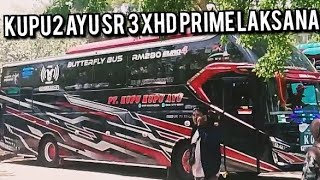 BUS WISATA KUPU2 AYU | SR 3 XHD PRIME LAKSANA. BUS WISATA PURWOKERTO PINTU PNUMATIC