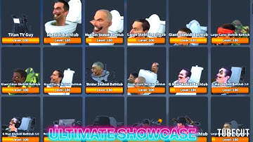 ULTIMATE SHOWCASE of all max characters in bathtub universe part 2