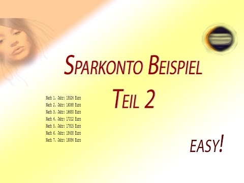 Sparkonto Beispiel Java