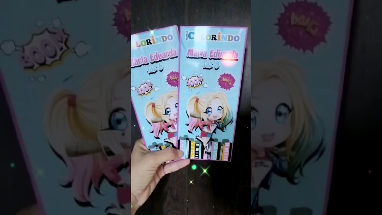 Revistinha de colorir. 