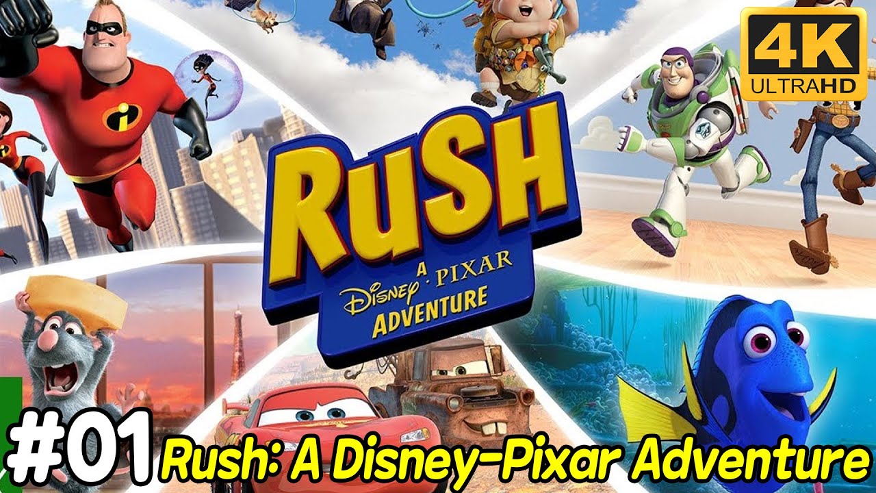 4k Rush A Disney Pixar Adventure Gameplay Walkthrough Part 1 러쉬 어 디즈니 픽사 어드벤쳐 Youtube