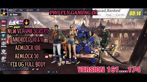 RULES OF SURVIVAL ANDROID 10&11 NEW AIMLOCK 100 + 50 VIP SCRIPT | MODEL BYPASS