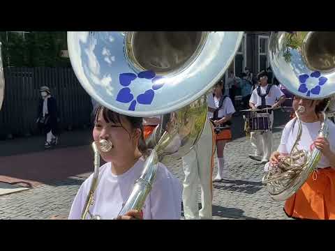 京都橘高校吹奏楽部 Kyoto Tachibana S .H.S パレードIN ハウステンボス 2022.8.14