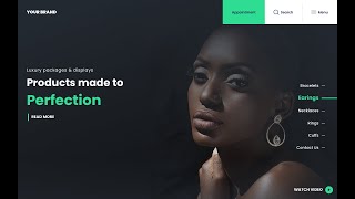 Interaction design pitch for the luxury jewelers' website experiment