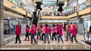 SATU HATI Line dance Koreo : Andrico Yusran  demo by TEC Comunity Sby