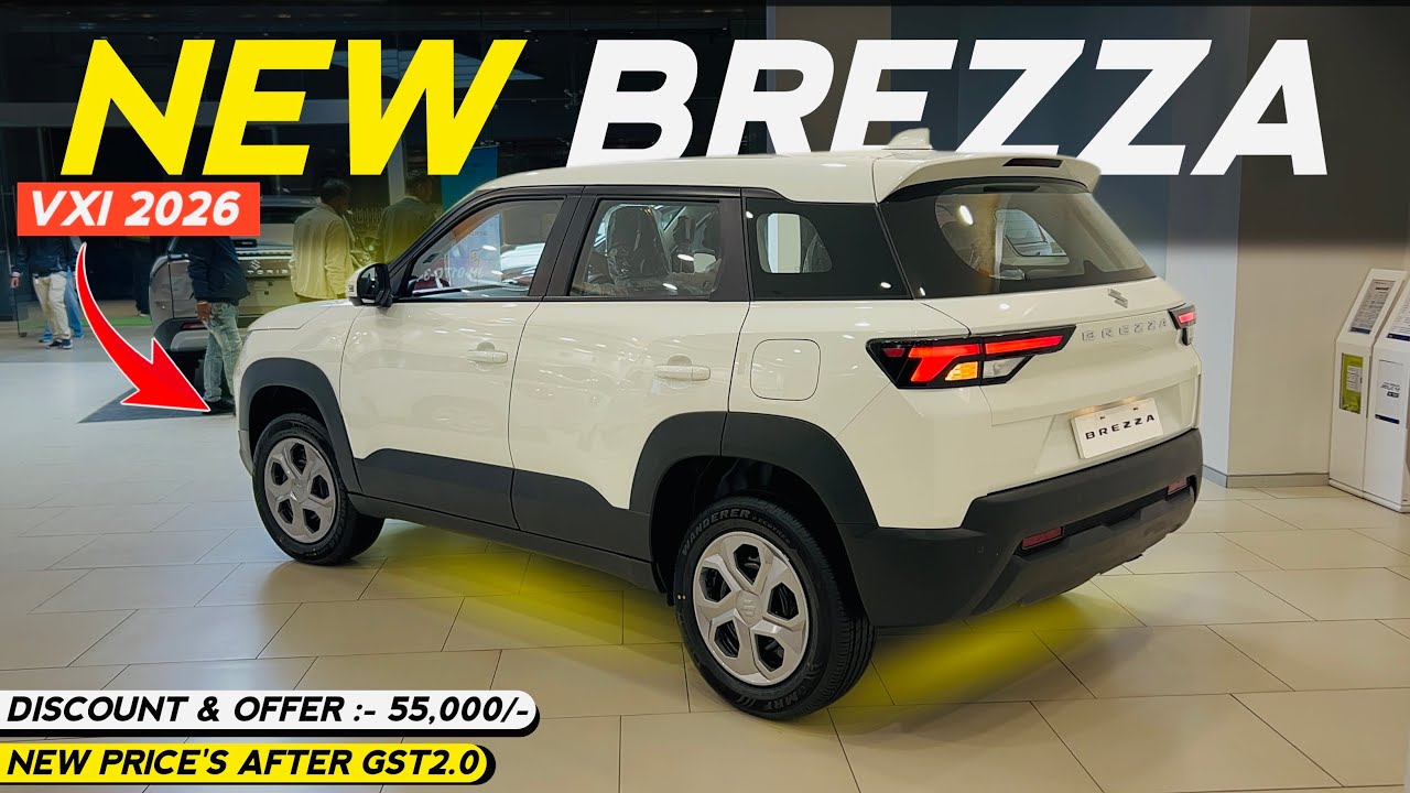 Maruti Suzuki Breeza Vxi 2026 New Updated Model GST Price Features Mileage All Details 