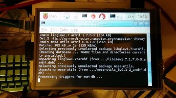 SPI TFT LCD 3.5" (KeDei v1.1) precompiled kernel demo