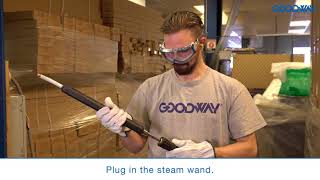 Heavy-duty Industrial Steam Cleaner - Goodway GVC 18000 Start Up Guide