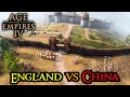 Age of Empires 4 - ENGLAND VS. CHINA - Skirmish AI FULL MATCH Open Beta || Gameplay English RTS