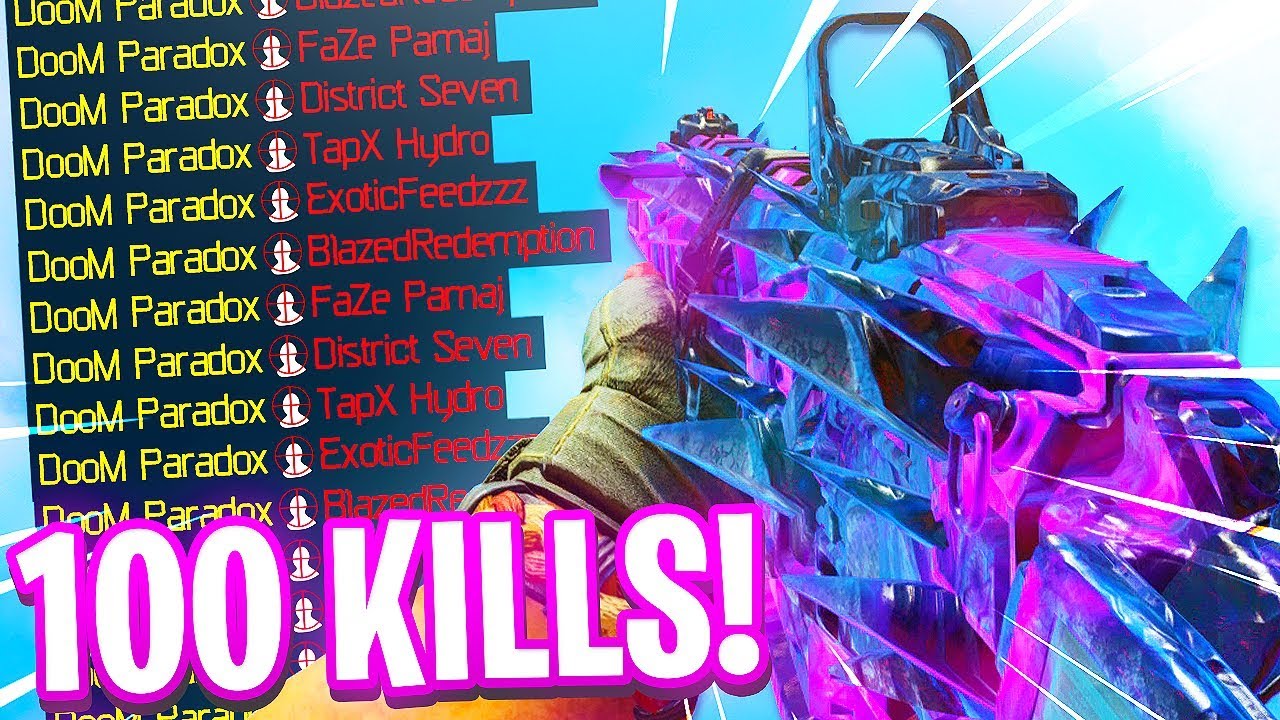 100 KILLS using OVERPOWERED ICR........ ( BEST ICR CLASS SETUP on COD BO4 )