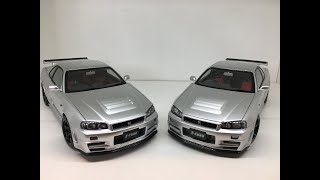 AutoArt vs. Motorhelix:   Nissan GTR (R34) Z-Tune!