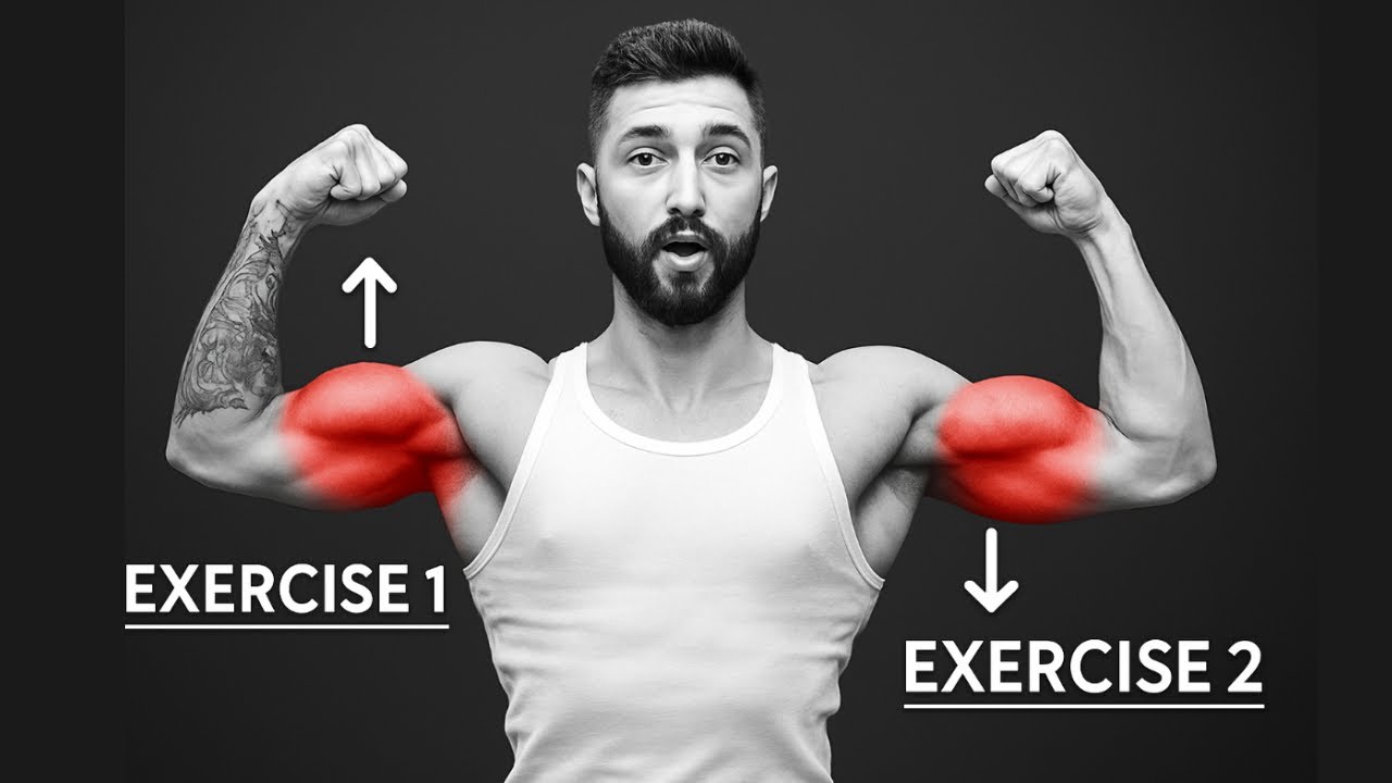 The ONLY 2 Exercises You Need For Massive Arms ( two powerful dumbbell ...