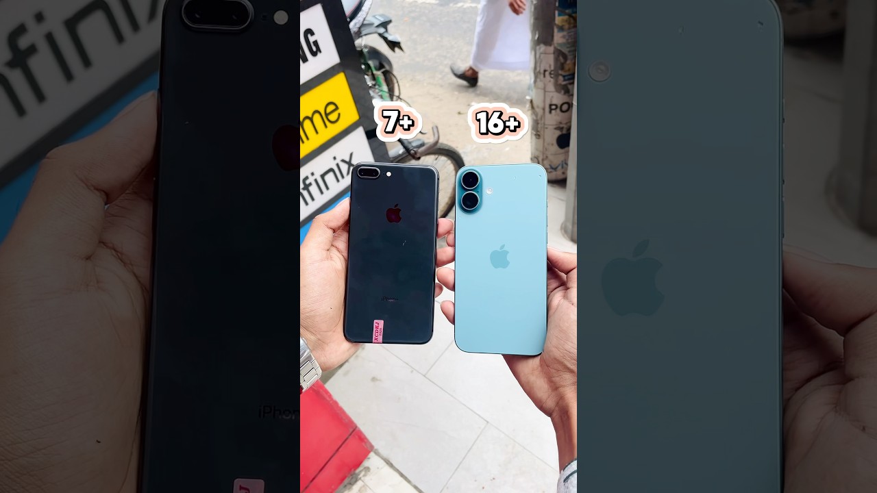 iPhone 7 Plus Vs iPhone 16 Plus || Camera zoom test review! 