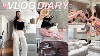 [SUB] Vlog diary 🎀l life update, new room tour 🛋️, จับฉลาก🤍, quality time w/friends | Beamsareeda