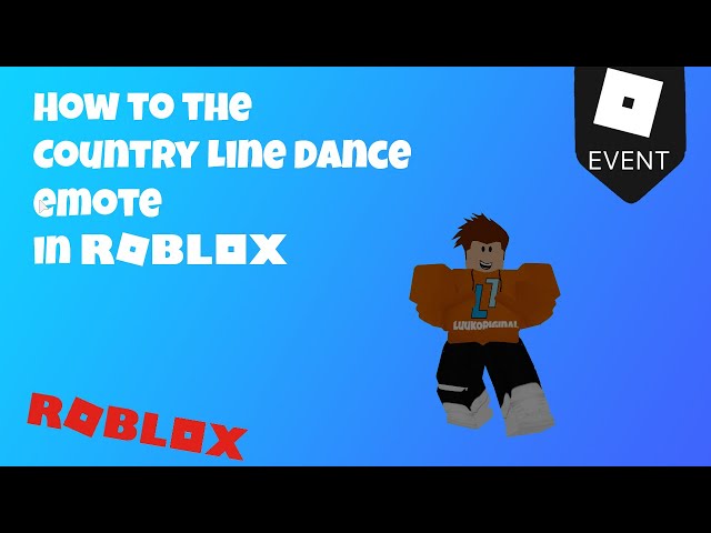 Country Line Dance suddently uses a different charactrer compared to all  the other emotes. : r/roblox