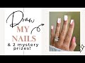 Subscribers draw MY nails (Ep 1) &amp; MYSTERY BOX PRIZES