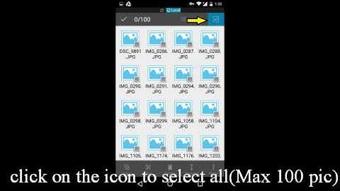 how to upload multiple photos to google drive in android (Max 100 pic per Upload)