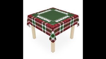 Chic Seasonal Mahjong Tablecloth Size 55 x 55 inches