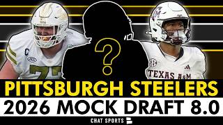 2026 Steelers Mock Draft 8.0: PIT Locks In Their WR Trio + Lands The Best Value QB In The Draft