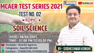 MCAER Test Series 2021 Test 2 Analysis (Soil Science)
