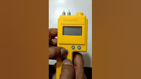 How to calibrate a hand held moisture meter