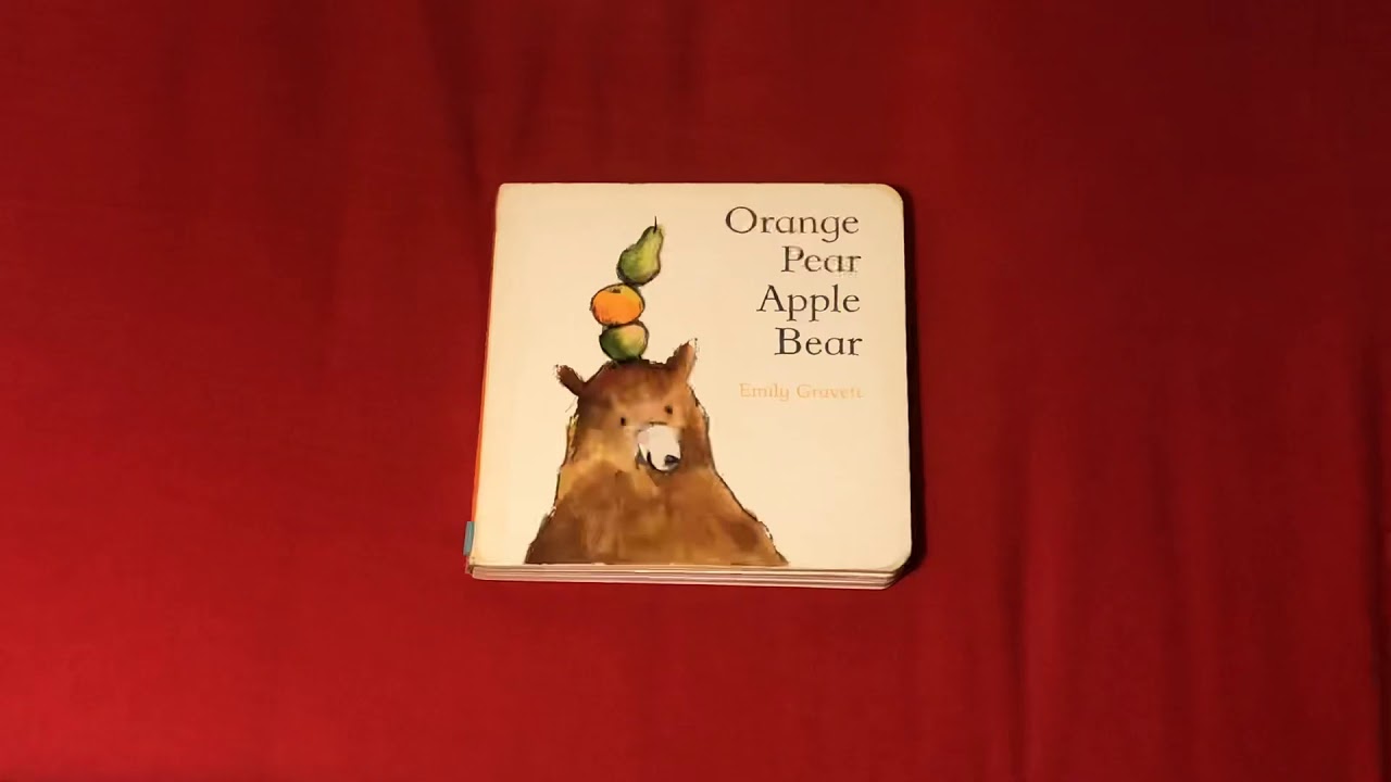 Orange Bear Apple Bear read in English YouTube