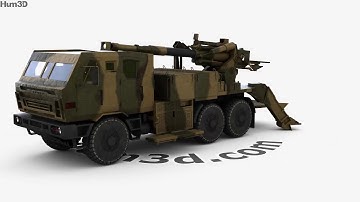 ATMOS 2000 Self-propelled Gun 3D model by 3DModels.org