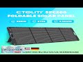CTOLITY SPC200 200W Foldable Solar Panel Solar Charger A grade ETFE IP68