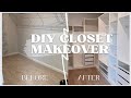 DIY Dream Closet Makeover on a Budget | Before &amp; After transformation, Pinterest Ikea Pax wardrobe